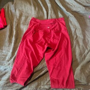 lululemon athletica Red align Leggings